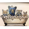 Cabin Bath Animals Bathroom Sign available at Quilted Cabin Home Decor.