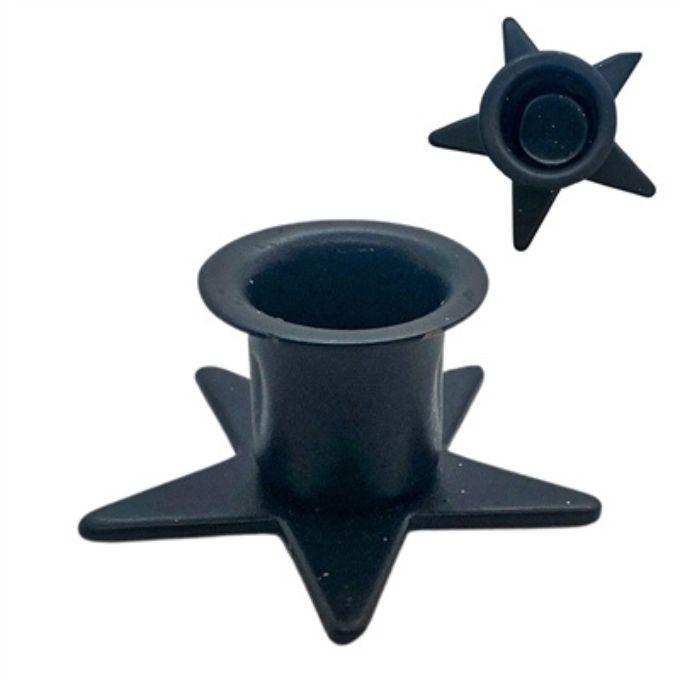 Star Candle Metal Taper Holder available at Quilted Cabin in Airdrie