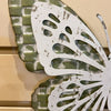 Sage Green Metal Butterfly Hanger available at Quilted Cabin Home Decor.