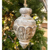 Mango Wood Finial Ornaments  - Three Styles available at Quilted Cabin Home Decor.