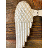 Distressed White Metal Angel Wings available at Quilted Cabin Home Decor.