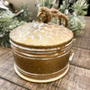 Vintage Gold Round Bells - Two Sizes available at Quilted Cabin Home Decor.