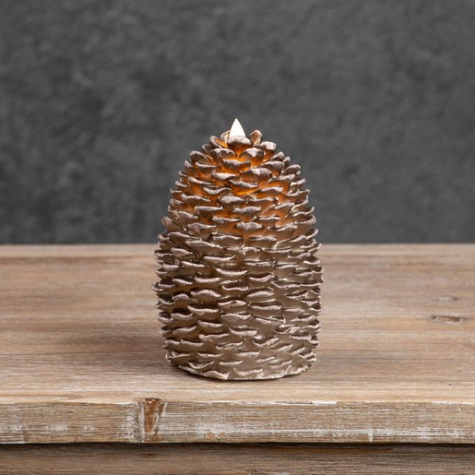 Pinercone Candle - Two Sizes available at Quilted Cabin Home Decor.