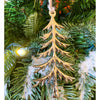 Gold Tree Ornament available at Quilted Cabin Home Decor.