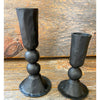 Black Taper Candle Holders - Set of Two available at Quilted Cabin Home Decor.