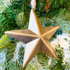 Gold Star Ornament available at Quilted Cabin Home Decor.