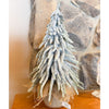Frosted Trees in Burlap - Two Sizes available at Quilted Cabin Home Decor.