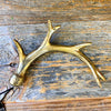 Gold Antler Ornament available at Quilted Cabin Home Decor.