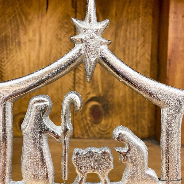 Nativity Tabletop Figurine available at Quilted Cabin Home Decor.