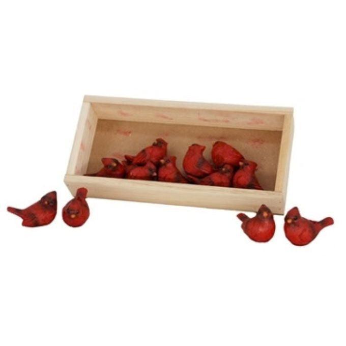 Mini Red Cardinals available at Quilted Cabin in Airdrie