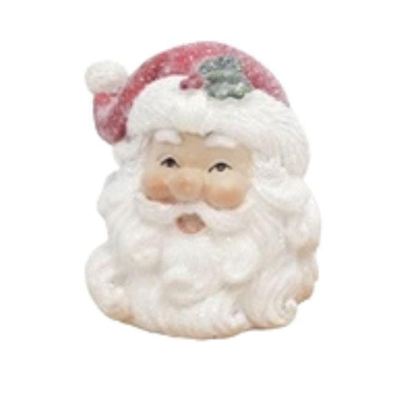 Santa Head ornament/figurine available at Quilted Cabin in Airdrie