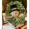 JOY Snowman Figurine is a three piece figurine that spells out JOY, with a snowman being the letter O. Available at Quilted Cabin Home Decor.