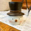 Snowman Taper Candle Holder available at Quilted Cabin Home Decor.