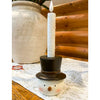 Snowman Taper Candle Holder available at Quilted Cabin Home Decor.