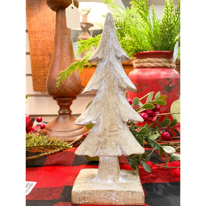 Tan Christmas Tree - Two Sizes available at Quilted Cabin Home Decor.