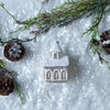 Snow Covered Church Ornament available at Quilted Cabin Home Decor.