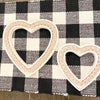 Beaded Heart Cutouts - Set of Two available at Quilted Cabin Home Decor.