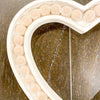 Beaded Heart Cutouts - Set of Two available at Quilted Cabin Home Decor.