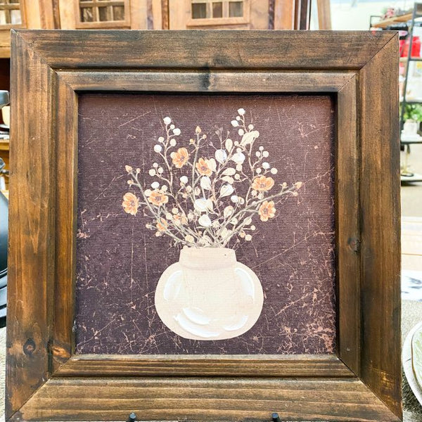 Timeless Flower Bouquet Rustic Framed Print available at Quilted Cabin Home Decor.