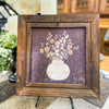 Timeless Flower Bouquet Rustic Framed Print available at Quilted Cabin Home Decor.