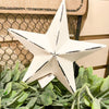 White Metal Star is available at Quilted Cabin Home Decor.