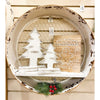 White Wooden Trees - Two Sizes available at Quilted Cabin Home Decor.
