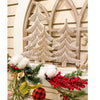 White Christmas Trees - Three Sizes available at Quilted Cabin Home Decor.