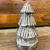 Distressed Carved Trees - Two Sizes available at Quilted Cabin Home Decor.