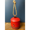 Large Metal Red Can Bell available at Quilted Cabin Home Decor.