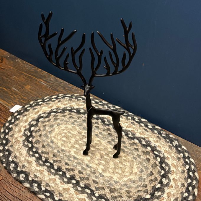 Small metal deer figurine available at Quilted Cabin in Airdrie