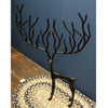 Large Metal Deer with Antlers available at Quilted Cabin in Airdrie