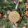 Glitzy Glass Champagned Ornament - Set of Four available at Quilted Cabin Home Decor.
