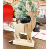 Wooden Reindeer Silhouette available at Quilted Cabin Home Decor.