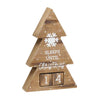 Wooden Christmas Countdown Tree available at Quilted Cabin Home Decor