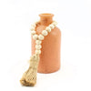 Apricot Jar with Beads available at Quilted Cabin Home Decor.
