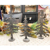 Black Metal Pine Trees - Three Sizes available at Quilted Cabin Home Decor.