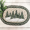 Holiday Village Trees Christmas Trivets and Mats available at Quilted Cabin Home Decor