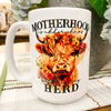 Motherhood is Udder Chaos But...Mug available at Quilted Cabin Home Decor