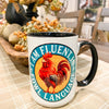 Fluent in Fowl Language Mug available at Quilted Cabin Home Decor.