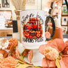 Autumn Leaves and Pumpkins Please Mug available at Quilted Cabin Home Decor.