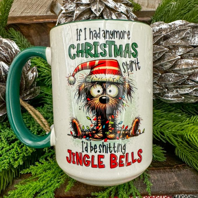 Christmas Spirit Mug available at Quilted Cabin Home Decor.