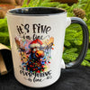 Everything is Fine Christmas Moose Mug available at Quilted Cabin Home Decor.
