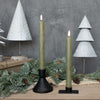 Green Taper Candles - Set of Two - Two Sizes available at Quilted Cabin Home Decor.