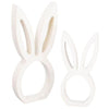 Bunny Head Cutouts - Set of Two available at Quilted Cabin Home Decor.