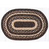 Black Beige braided mat collection available at Quilted Cabin Home Decor.
