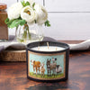 Farmhouse Water Colour Farm Animal Jar Candle available at Quilted Cabin. Home Decor