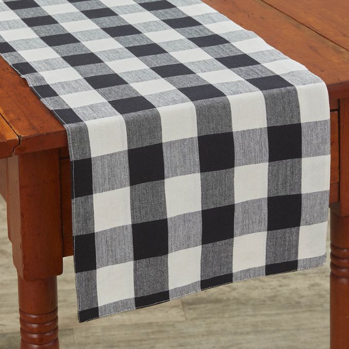 Buffalo Check Table Runner - Various Colours and Two Sizes available at Quilted Cabin Home Decor