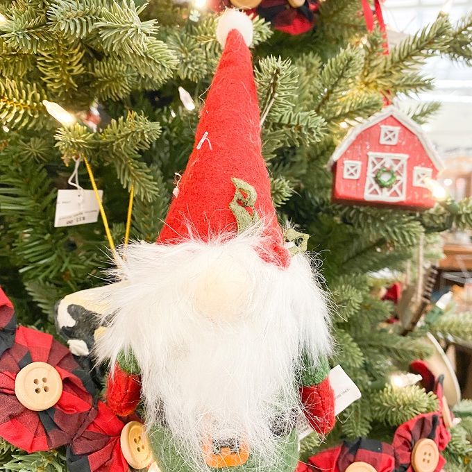 Santa Gnome Ornaments - Two Styles available at Quilted Cabin Home Decor.