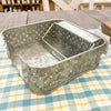 Galvanized Metal Napkin Holder available at Quilted Cabin Home Decor