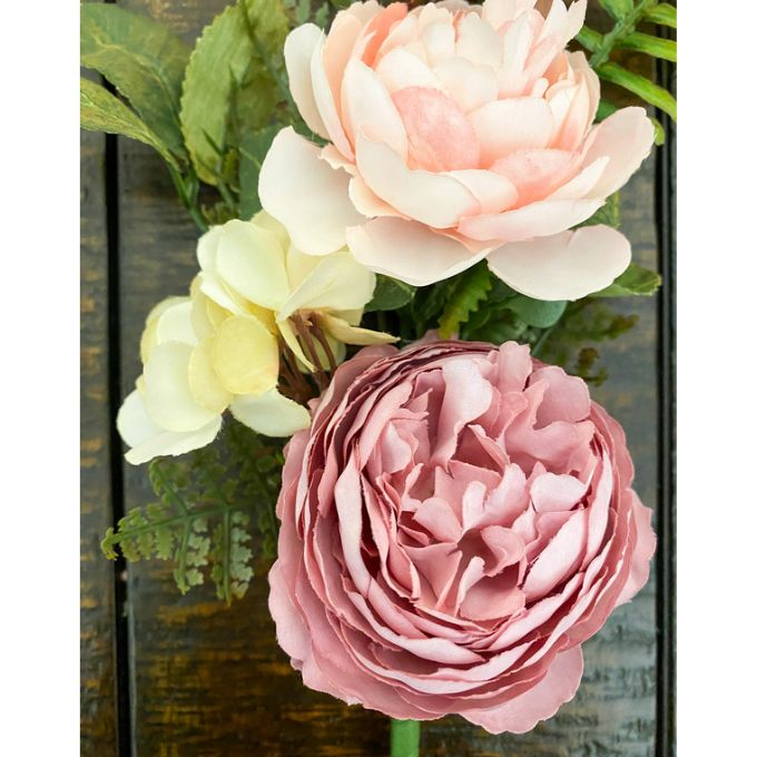 Spring Peony Spray available at Quilted Cabin Home Decor